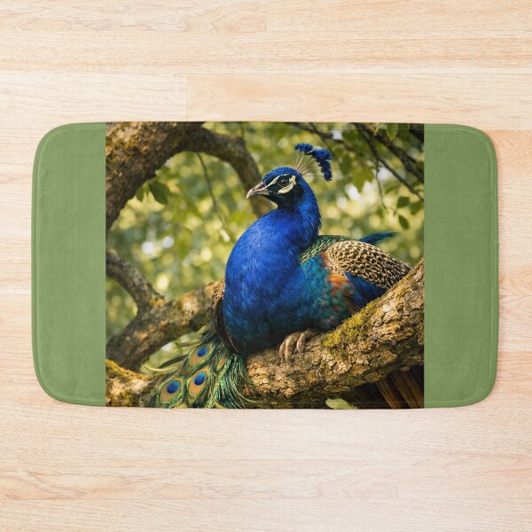 Item preview, Beautiful Male Peacock Sitting in a Tree designed and sold by CarolM.