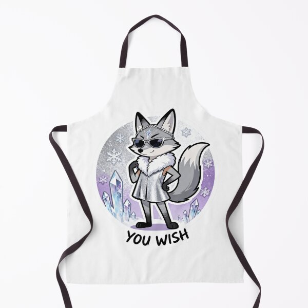 Item preview, Cold Silver Fox Sticker YOU WISH 6 designed and sold by HealthyEnvy.