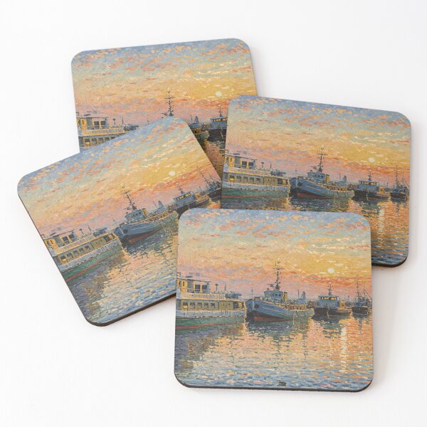 Item preview, Evening in the Port of Sassnitz designed and sold by sid1802.