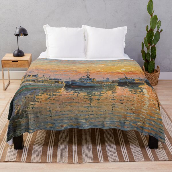 Item preview, Evening in the Port of Sassnitz designed and sold by sid1802.