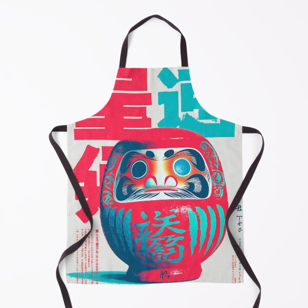 Item preview, Japandi Pop Art Daruma - Minimalist Japanese Zen Wall Art  designed and sold by KJNihonDesigner.