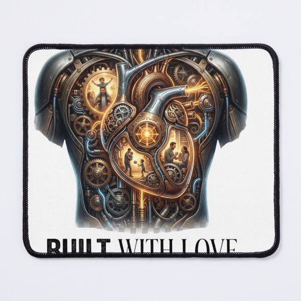 Item preview, Blueprint of a Father | Mechanical Heart Dad Shirt designed and sold by smailait.