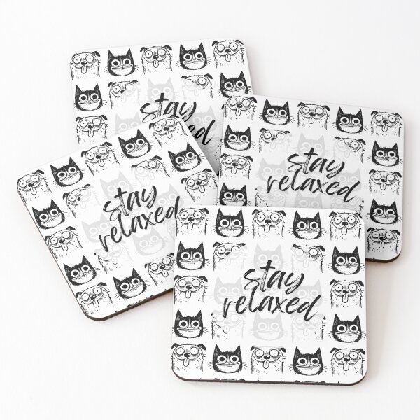 Item preview, Stay relaxed, cats and dogs! designed and sold by toycruisers_merch-butze.