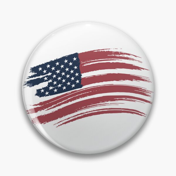 Item preview, Distressed American Flag Brushstroke Vintage Art designed and sold by cabana.space.
