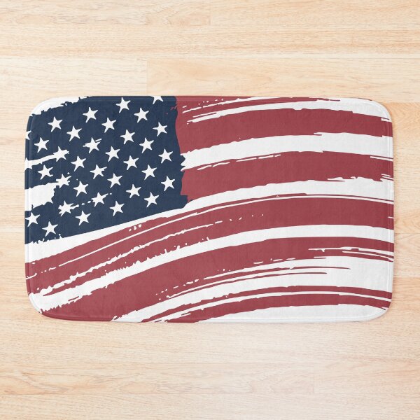 Item preview, Distressed American Flag Brushstroke Vintage Art designed and sold by cabana.space.