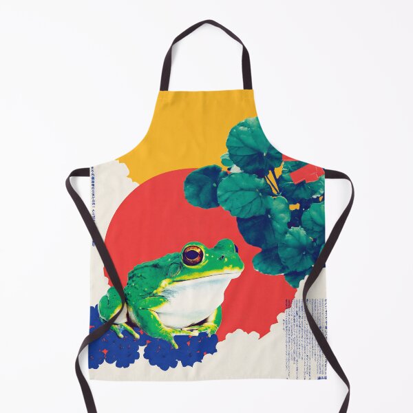 Item preview, Japandi Pop Art Frog - Minimalist Japanese Zen Wall Art designed and sold by KJNihonDesigner.