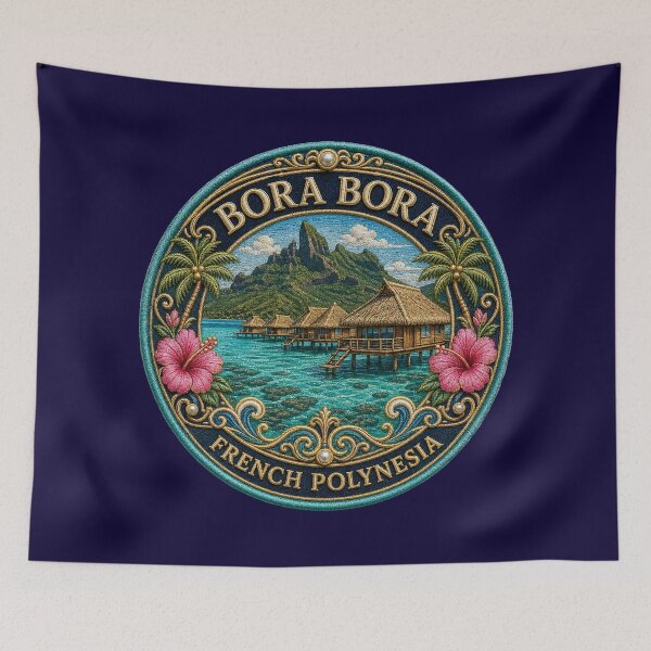 Item preview, Bora Bora, French Polynesia – Overwater bungalows, lagoon & volcanic island designed and sold by Girih.