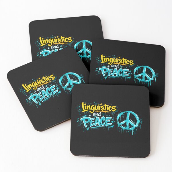 Item preview, Linguistics and Peace Graffiti designed and sold by Nerd Romance Café.