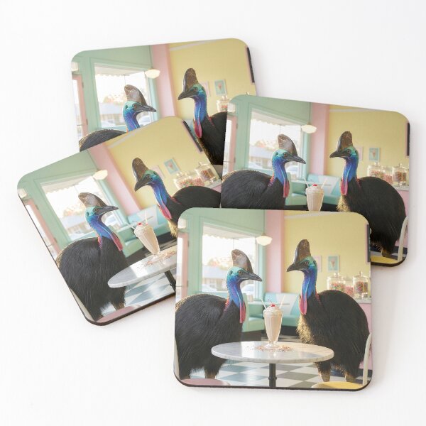 Item preview, Cassowaries Share a Malt designed and sold by Tridentulus.