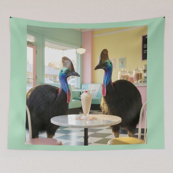 Item preview, Cassowaries Share a Malt designed and sold by Tridentulus.