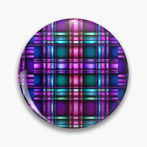 Item preview, 9DCHROME plaid allover print  designed and sold by fmfun.