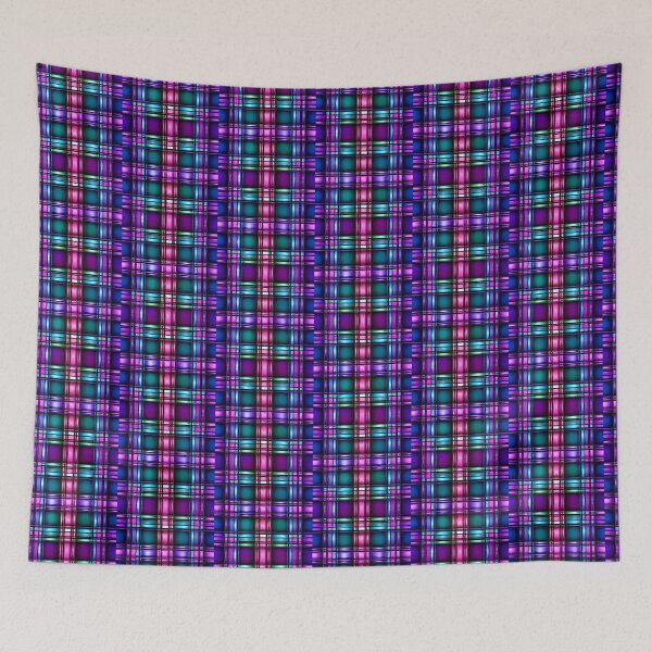 Item preview, 9DCHROME plaid allover print  designed and sold by fmfun.