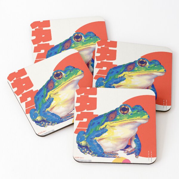 Item preview, Japandi Pop Art Frog - Minimalist Japanese Zen Wall Art  designed and sold by KJNihonDesigner.