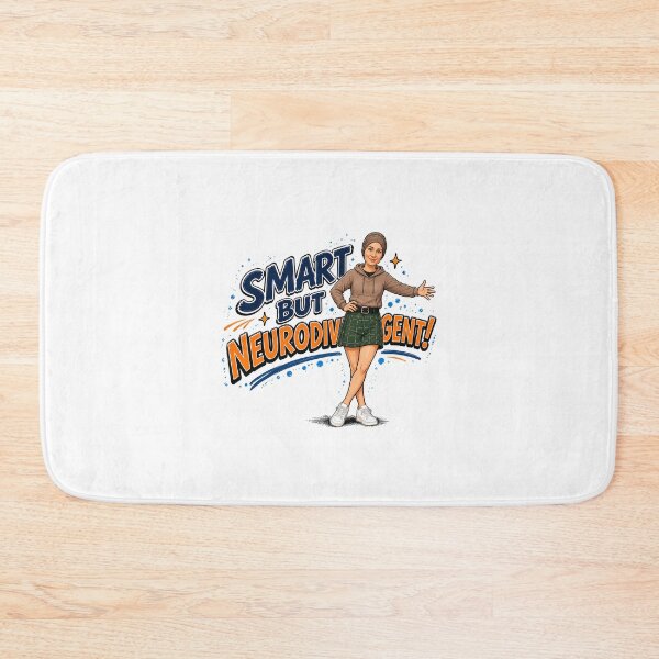 Item preview, Smart But Neurodivergent Funny ADHD Girl designed and sold by FEEL GOOD CLUB DESIGNS.