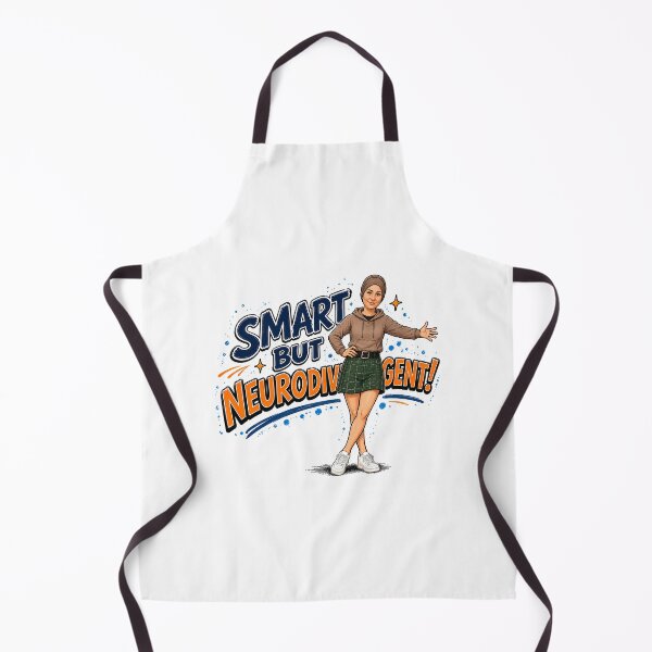 Item preview, Smart But Neurodivergent Funny ADHD Girl designed and sold by FEEL GOOD CLUB DESIGNS.