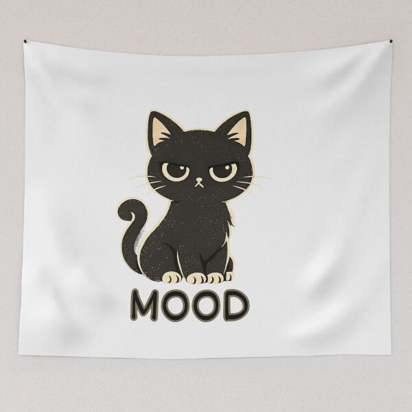 Item preview, Mood Black Cat Design designed and sold by AdicretorDesign.