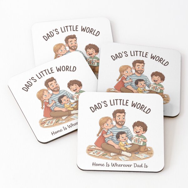 Item preview, Dad's Little World | Cute 2D Father's Day Shirt designed and sold by smailait.