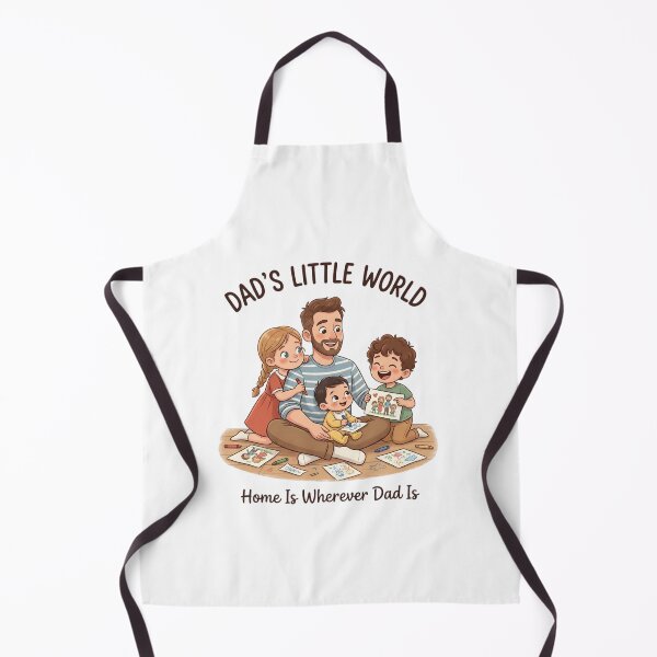 Item preview, Dad's Little World | Cute 2D Father's Day Shirt designed and sold by smailait.
