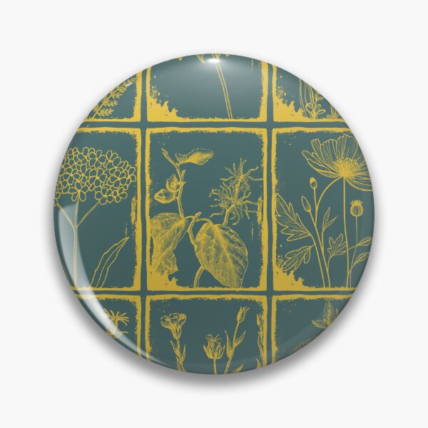 Item preview, Vintage flower pictures, mustard yellow designed and sold by toycruisers_merch-butze.