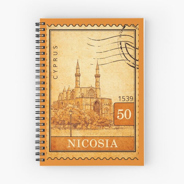 Artikelvorschau, Nikosia Zypern Selimiye Moschee Vintage Briefmarke Postkarte Reisesouvenir Europa entworfen und verkauft von Annika Shurafa.