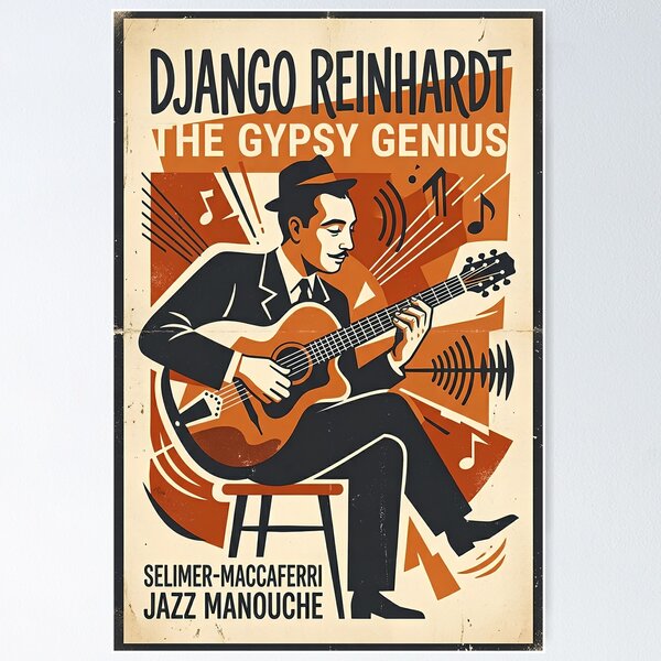 Item preview, Django Reinhardt designed and sold by The boys.