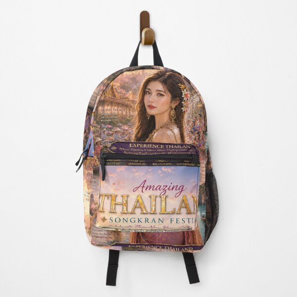 Item preview, Amazing Thailand Songkran Festival Travel Poster | Thai New Year Cultural Paradise Art designed and sold by Inkora-Art.