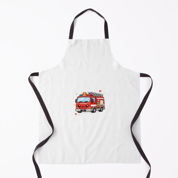 Artikelvorschau, Kawaii-Feuerwehrauto entworfen und verkauft von Collection Touillette.