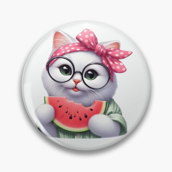 Item preview, Cute White Cat. Hello Summer designed and sold by Artquinox.