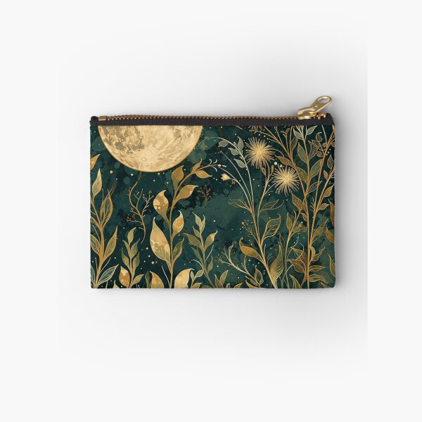 Item preview, Moon Botanical Art Nouveau Night Garden Illustration for Dreamy Decor Lovers designed and sold by RickE.