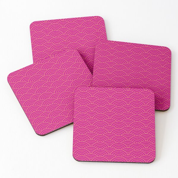 Item preview, Purple Gold Japanese Wave Pattern – Bold Seigaiha Neon Aesthetic Design designed and sold by Italkam.