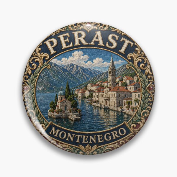 Item preview, Perast, Montenegro – Waterfront promenade, church tower & island chapel designed and sold by Girih.