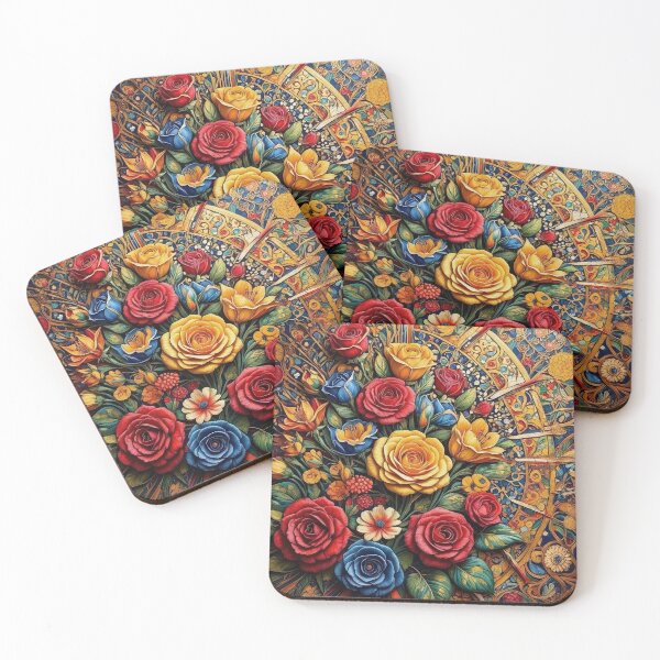 Item preview, Gustav Klimt Flower Garden designed and sold by maniacfitness.
