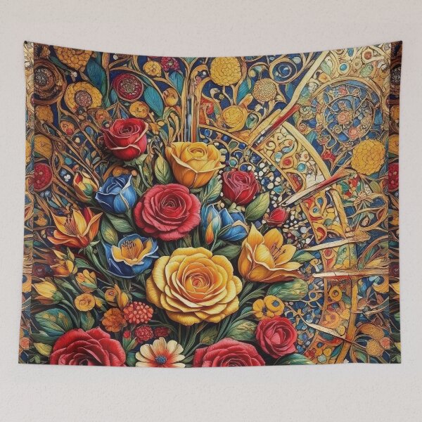 Item preview, Gustav Klimt Flower Garden designed and sold by maniacfitness.