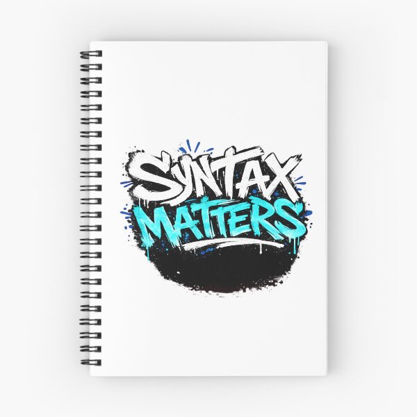 Item preview, Syntax Matters Graffiti designed and sold by Nerd Romance Café.