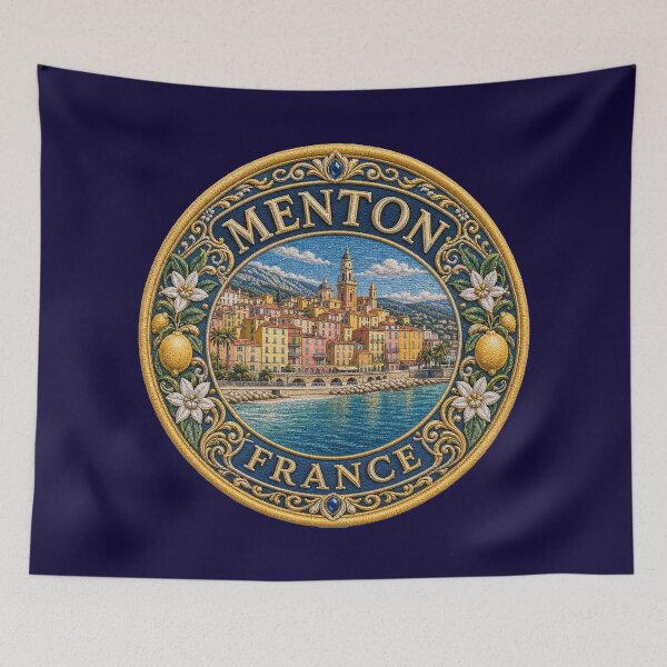 Item preview, Menton, France – Old Town, Lemons & Riviera Shore designed and sold by Girih.
