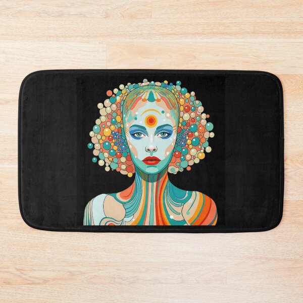 Item preview, Pop Art Graphic Woman Portrait Colorful Festival designed and sold by G-M-Designs.