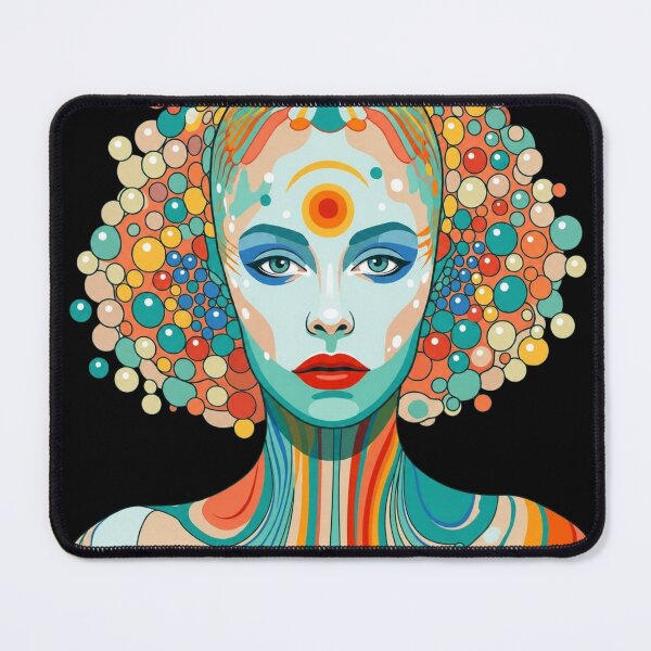 Item preview, Pop Art Graphic Woman Portrait Colorful Festival designed and sold by G-M-Designs.