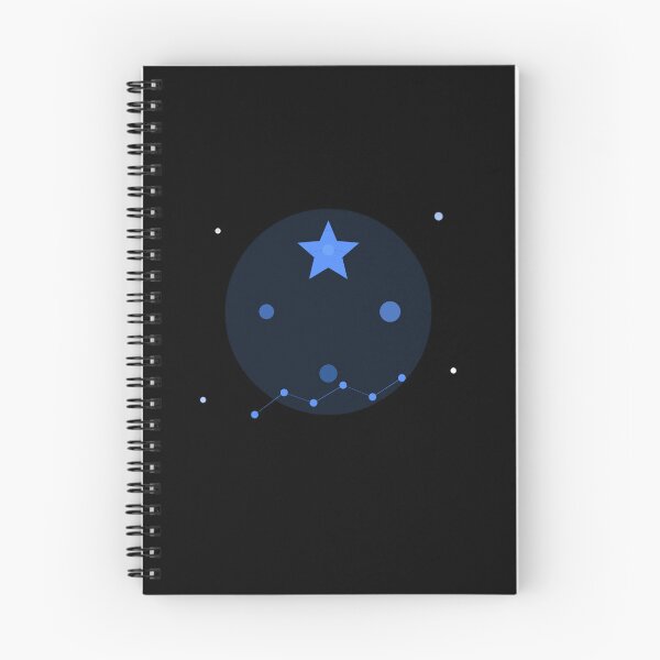 Item preview, Blue Star Constellation Map — Space Explorer designed and sold by CosmicSplendor.