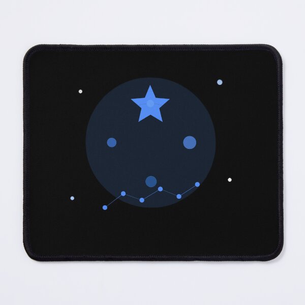 Item preview, Blue Star Constellation Map — Space Explorer designed and sold by CosmicSplendor.
