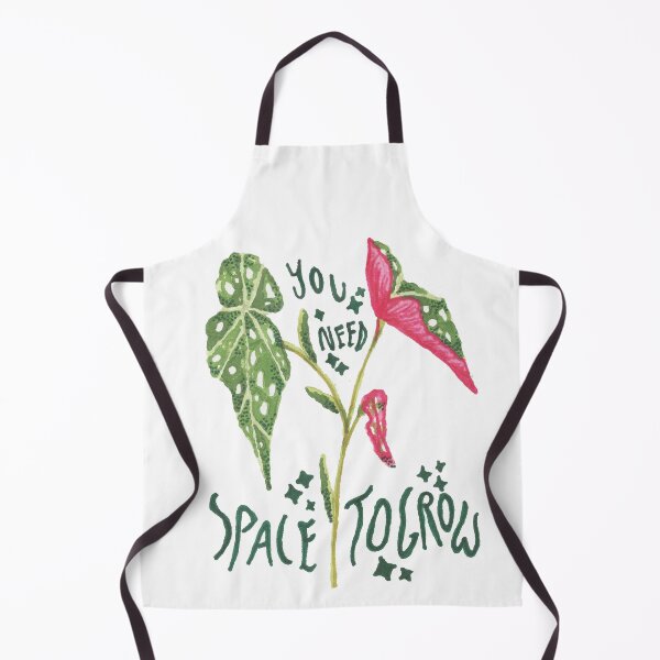 Item preview, "You Need Space To Grow" Begonia Whimsical Botanical Floral Design designed and sold by graviolajones.