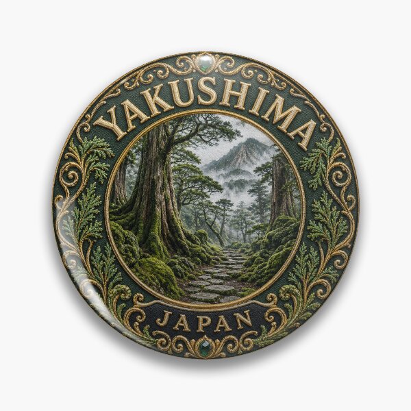 Item preview, Yakushima, Japan – Primeval Forest Trail, Mossy Landscape & Misty Mountains designed and sold by Girih.