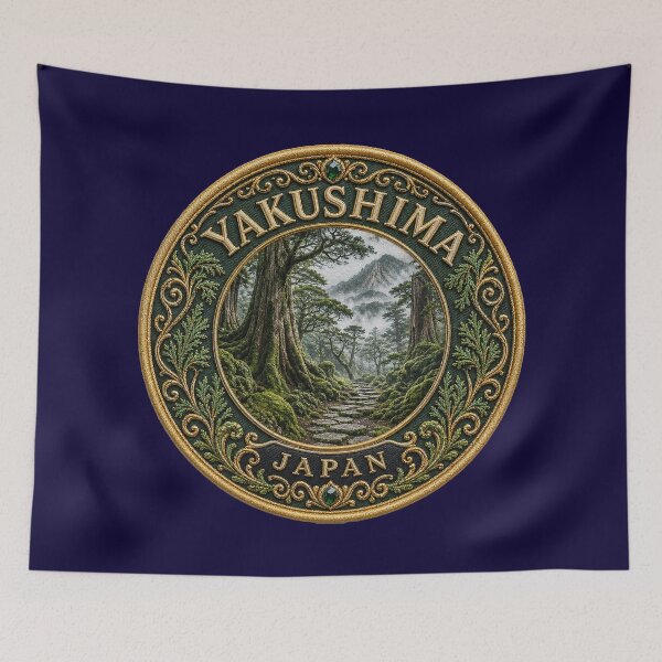 Item preview, Yakushima, Japan – Primeval Forest Trail, Mossy Landscape & Misty Mountains designed and sold by Girih.