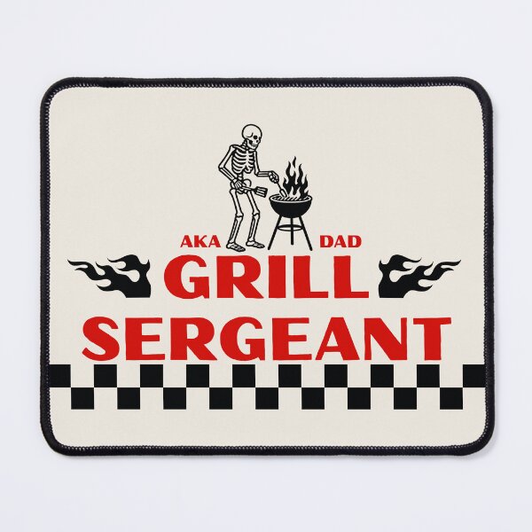 Item preview, Grill Sargeant Skeleton Graphic – Retro BBQ Punk Design – Funny Grilling Skeleton Art designed and sold by azLittleLuxur.