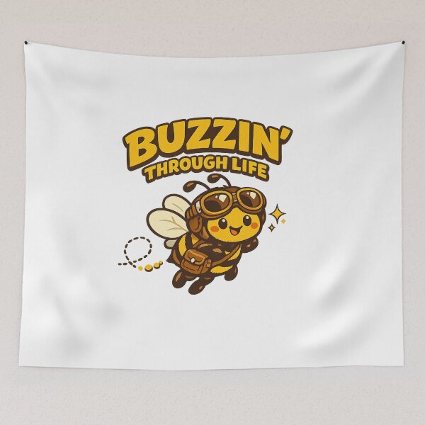 Item preview, The Journey of a Joyful Bee designed and sold by Dresut.