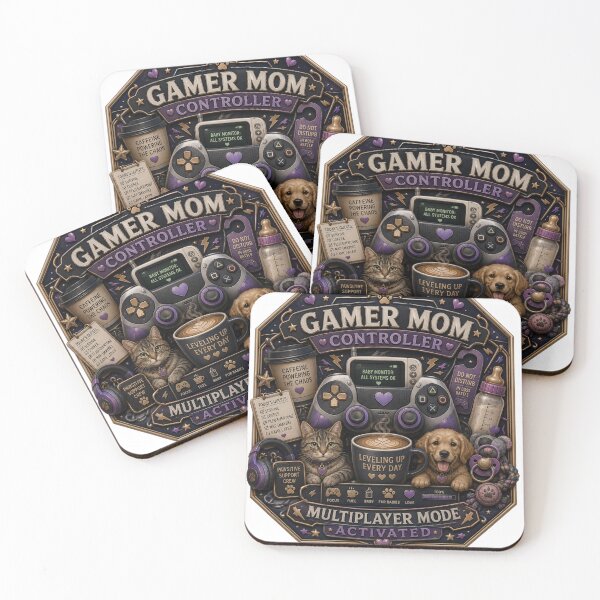Item preview, Gamer Mom Controller T Shirt, Multiplayer Mode Activated Mug, Funny Gamer Mom Gift designed and sold by YMLux.