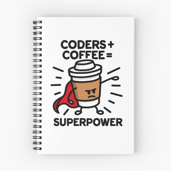 Item preview, Coders + coffee = superpower cardboard cup / mug designed and sold by LaundryFactory.