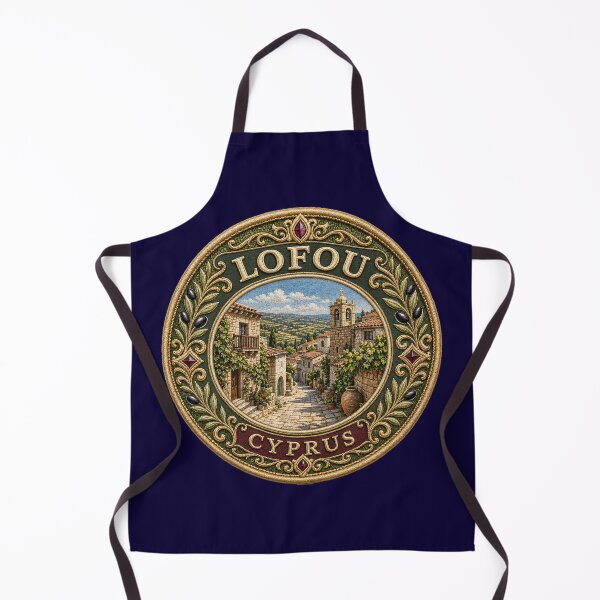 Item preview, Lofou, Cyprus – Stone village, bell tower & hilly landscape designed and sold by Girih.