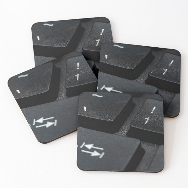 Item preview, The Details — Black Keyboard Keys Up Close designed and sold by Rabee Khalil Photography.