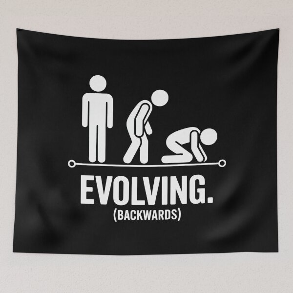 Item preview, EVOLVING BACKWARDS designed and sold by SignumShop.