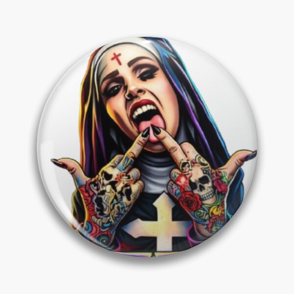 Item preview, Zero Fucks I Give Nun Design designed and sold by PrintWavePro.